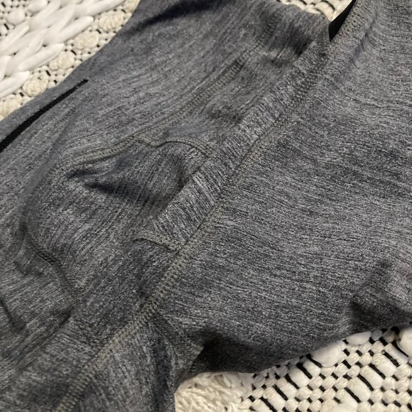 Lululemon Grey and Black Pace Rival Crops - Picture 5 of 6